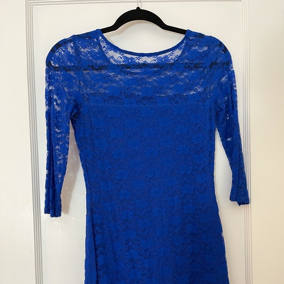 Hollister Royal Blue Lace Dress - Picture 2 of 4
